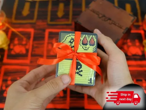 Miniatura 7 de Juego de cartas de inscryption con 255 cartas laminadas Totalmente elegible para juego de 2 jugadores