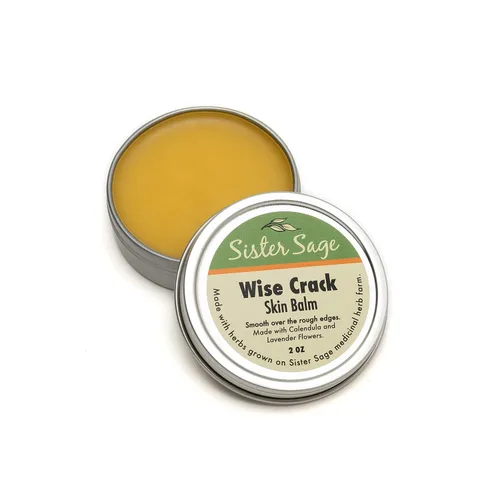Miniatura 5 de Wise Crack Skin Balm, bálsamo de manos 100% natural rico con manteca de karité (4 onzas)