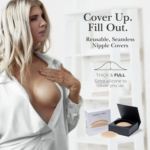 Miniatura 2 de Nippies Fundas extra para pezones para mujer Pasties de sujetador de silicona adhesiva, talla única