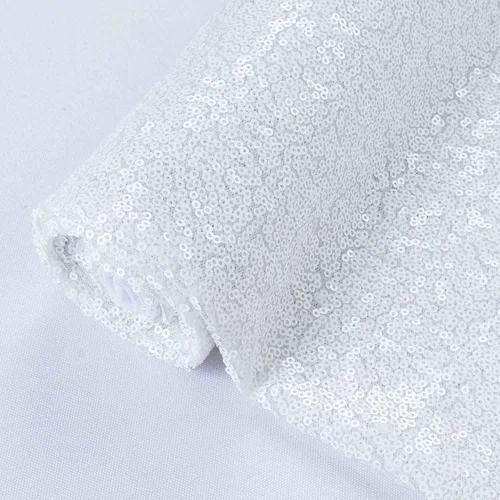 Miniatura 21 de Partisout Tela de lentejuelas por el patio - Tela de 3mm brillante para manualidades DIY, disfraces y decoración de fiesta Material de brillo, 3