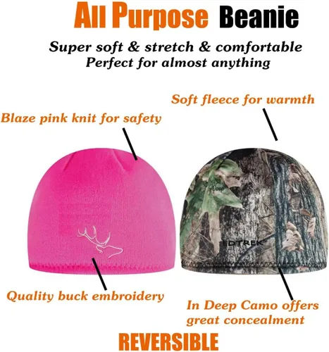 Miniatura 4 de EDTREK Gorro reversible multiusos – Gorro ultra cómodo y suave para exteriores