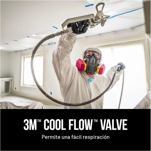 Miniatura 5 de 3M - 65023QLHA1-C Pro - Respirador multiusos con cierre rápido, mediano