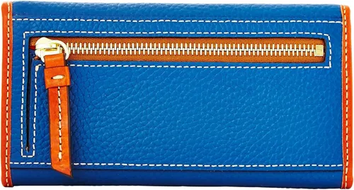 Miniatura 4 de Dooney & Bourke Billetera, cartera de embrague continental de grano de guijarros