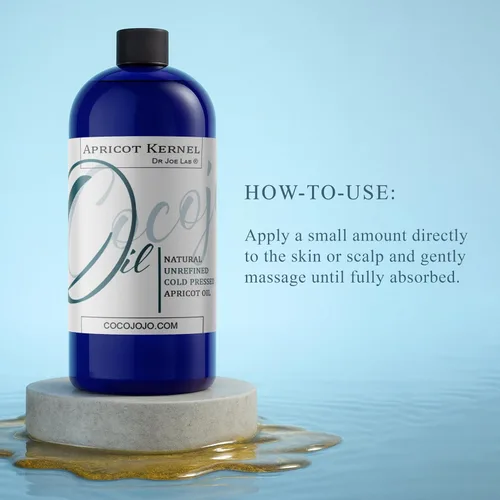 Miniatura 4 de Aceite de almendra de albaricoque, puro y natural, sin refinar, prensado en frío, vegano, sin OMG, hidratante natural para la piel del cabello, cara