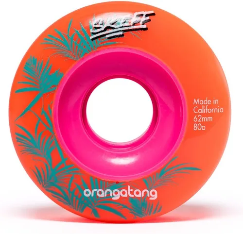 Miniatura 2 de Orangatang Skiff - Juego de 4 ruedas para patineta (2.441 in)