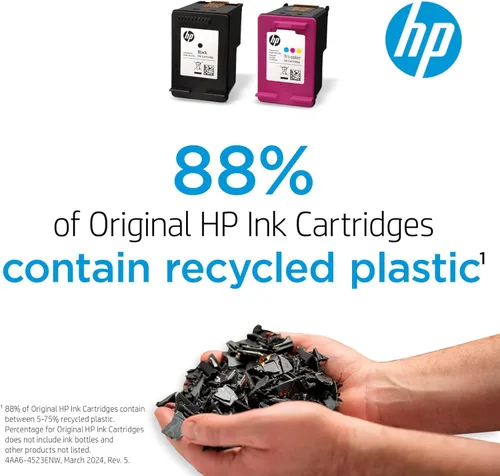 Miniatura 8 de HP Cartucho de tinta negro de alto rendimiento 67Xl – Paquete de 2 Funciona con DeskJet 1255, 2700, 4100, Envy 6000, 6400 Series