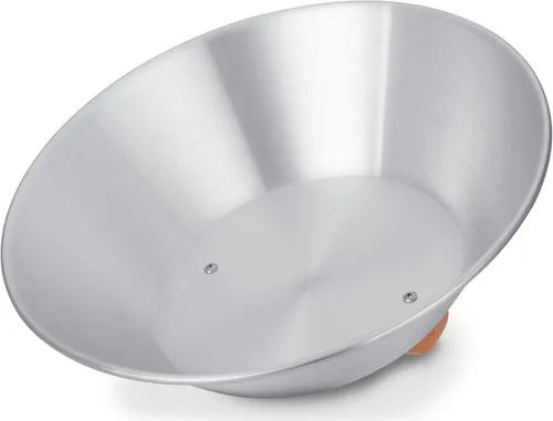 Miniatura 6 de Craft Wok Wok plano de 14 pulgadas con tapa, juego de tapa tradicional de acero al carbono martillado y cúpula para pow wok, parte inferior plana