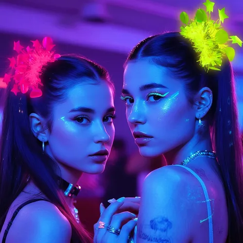 Miniatura 2 de Mega-L - 12 pulseras de fiesta que brillan en la oscuridad, suministros de fiesta que brillan en la oscuridad, pulsera de luz negra fluorescente