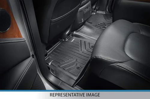 Miniatura 4 de SMARTLINER Juego de alfombrillas de piso de ajuste personalizado de 2 filas para Ford F-250 / F-350 Super Duty SuperCab 1999-2007 Ford F-250 1999