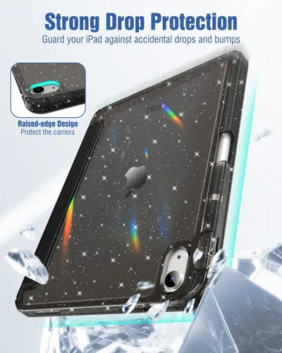 Miniatura 9 de MoKo Funda delgada para iPad (A16) de 11ª generación de 11 pulgadas 2025, iPad de 10ª generación 2022 de 10.9 pulgadas, funda inteligente