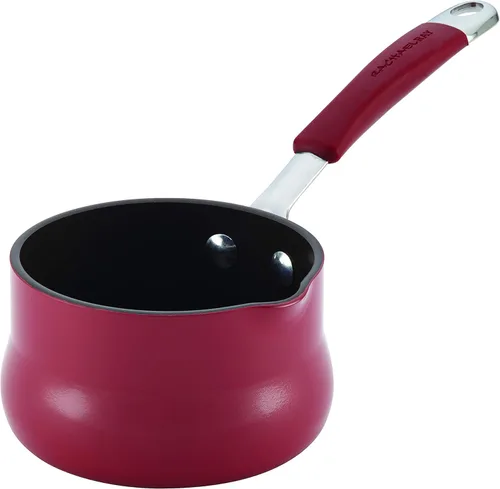 Miniatura 10 de Rachael Ray Cucina - Calentador de mantequilla antiadherente/cacerola pequeña, 0.75 cuartos de galón, azul agave