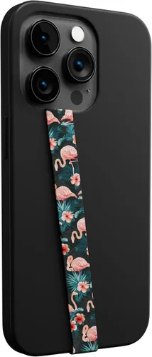 Miniatura 22 de Phone Loops Soporte elástico de silicona para teléfono, correa de mano, ligero, delgado y agarre discreto Negro