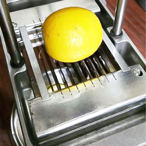 Miniatura 7 de Cortador comercial de frutas y verduras de 1/2 y 1/4 pulgadas, cortador de cebolla de hoja afilada resistente, extraíble y reemplazable, ensamblaje