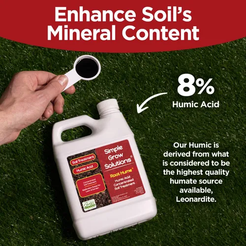 Miniatura 5 de Acondicionador de suelo orgánico crudo - Root Hume - Simple Grow Solutions - Tratamiento natural para plantas y césped - Potenciador de alimento