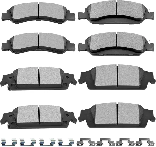 Miniatura 11 de SCITOO - Juego de pastillas de freno de cerámica, 8 pastillas de freno para Honda CR-V 2002-2004, 2003-2011 para Honda Element