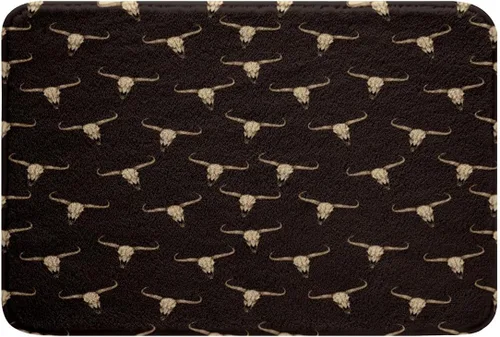 Miniatura 16 de Erosebridal Woodland Animals Bath Mat Bear Deer Wolf Hunting Theme Bathroom Rugs Rustic Cabin Lodge Decor Doormats Floor Mats Farmhouse Wildlife