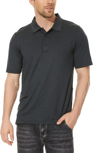 Miniatura 5 de TACVASEN Mens Golf Polo Shirts Short Sleeve Quick Dry Collared Casual Shirt with Buttons PerformanceT-Shirt
