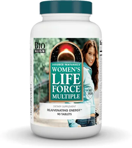 Miniatura 8 de Source Naturals Women's Life Force - Multivitamínico completo diario con 13 vitaminas esenciales, antioxidantes, hierbas, nutrientes y minerales