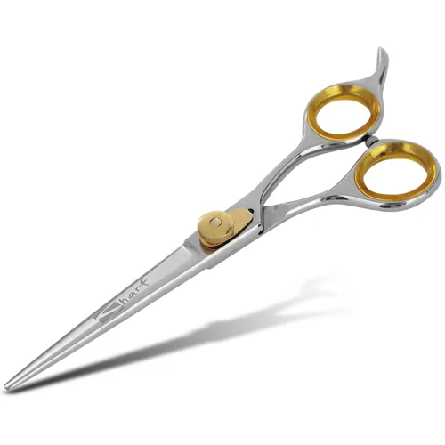 Miniatura 7 de SHARF Gold Touch - Kit de tijeras rectas de 6.5 pulgadas y tijeras de adelgazamiento de 30 dientes 440C, tijeras de peluquería profesionales