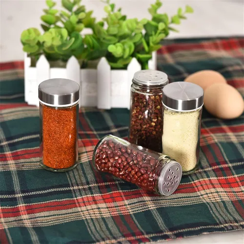 Miniatura 8 de EBIZ&TECH - Estante giratorio para 20 tarros de acero inoxidable con base antideslizante - Organizador de encimera de cocina para fácil acceso