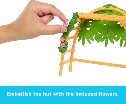 Miniatura 4 de Mattel Disney Moana 2 Simea y Pua Set de Juguetes de Baño con Muñeca de Moda, Amigo Animal, Tina y más de 10 Accesorios, Juguetes Inspirados