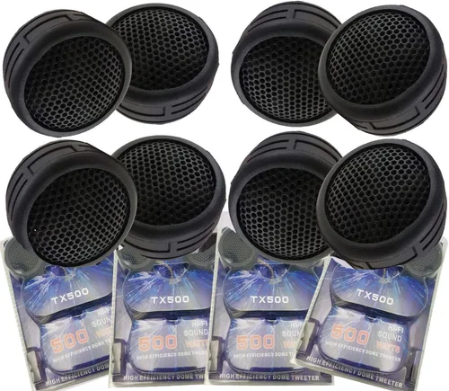 Miniatura 7 de TX 5 pares de 500 vatios Super Car Audio Dome Tweeters 2500W potencia máxima total