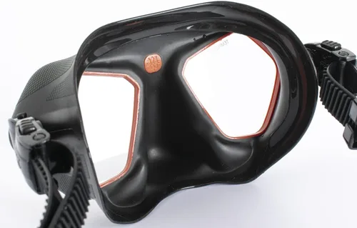 Miniatura 4 de Seac Raptor, máscara de bajo volumen para apnea y pesca submarina, Rojo