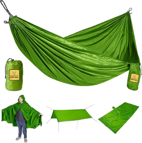 Miniatura 21 de Wise Owl Outfitters Hamaca de camping – Hamaca portátil de 500 libras con correas de árbol – viajes, mochileros, senderismo, equipo de campamento al