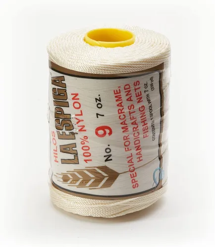 Miniatura 17 de N° 9 - 100% Cordón de Hilo de Nylon Omega para Tejer y Crochet - 01 Blanco