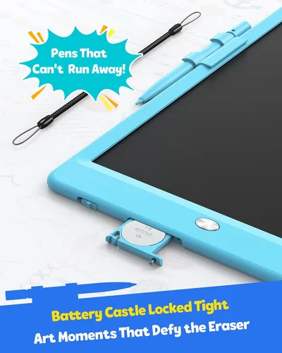 Miniatura 5 de TEKFUN: Tablero de garabatos LCD de 8.5 pulgadas, tabla de dibujo para niños, tableta de escritura, tablero de dibujo mágico, tablero de garabatos