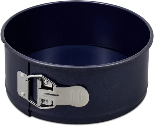 Miniatura 13 de Zyliss E980197 - Lata antiadherente de base suelta 9.8 in/10 pulgadas Acero al carbono Azul oscuro Lata para pasteles, molde