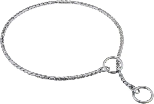 Miniatura 19 de Alvalley Collar de cadena de metal para exhibición de perros, collar deslizante para mascotas para espectáculos, collar de cadena de serpiente