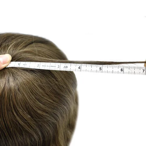 Miniatura 128 de Toupee para hombres Piezas de cabello humano real Encaje suizo para hombres Toupee unidades de cabello humano europeo para hombres Hairpieces