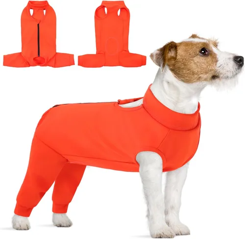 Miniatura 10 de KOESON Traje de recuperación para perros, pierna trasera, manga de recuperación para perros machos hembras, manga de pierna de mascota para dejar