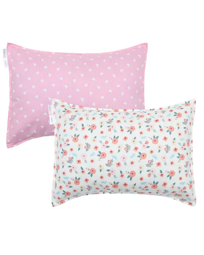 Miniatura 31 de ALVABABY Paquete de 2 fundas de almohada de algodón orgánico para niños pequeños, fundas de almohada para niños de 13 x 18 pulgadas o 12 x 16