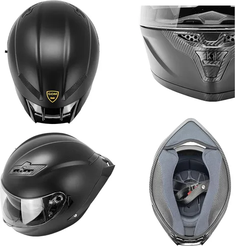 Miniatura 6 de GDM Casco de motocicleta Demon con Bluetooth