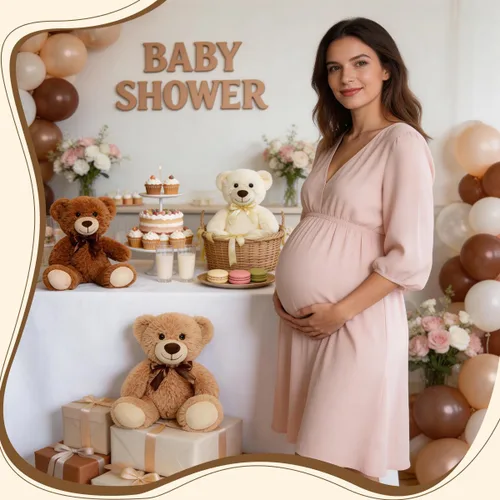 Miniatura 6 de 3 piezas de oso de peluche de 13.5 pulgadas, suave, de peluche, a granel, lindos juguetes de peluche para niños, baby shower, cumpleaños