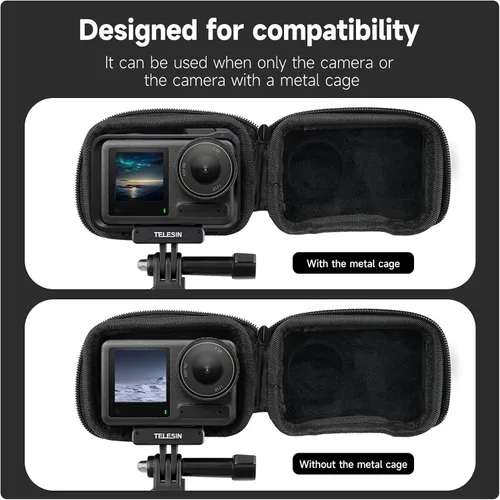 Miniatura 9 de TELESIN Mini estuche protector de lente para DJI Action 5 Pro Action 4 Action 3 Insta 360 Ace Insta360 Ace Ace Pro Accesorios, Mini bolsa protectora