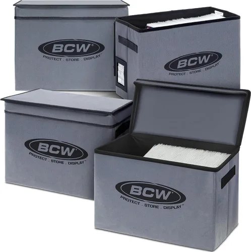 Miniatura 9 de BCW Caja de almacenamiento de cómics – 2 unidades Estuche plegable Cada uno se adapta a 125-150 libros de cómics con funda y tablero