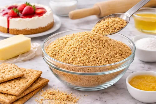 Miniatura 3 de Oasis Supply, Graham Cracker Crumbs (Bulk) - Migas de galletas Graham trituradas dulces para cortezas de pastel, tartas de queso, postres
