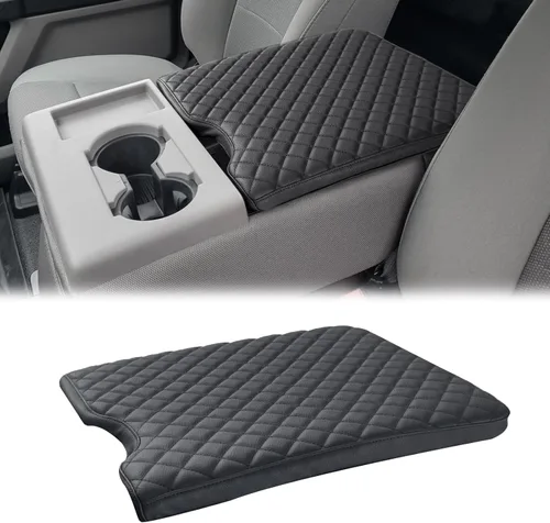 JDMCAR Funda para apoyabrazos Compatible con Ford F150 2015-2024 2025 Accesorios, F250 F350 F450 2017-2025 con asiento de salto 40/20/40, Protector