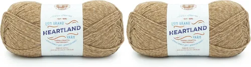 Miniatura 22 de Lion Brand Yarn Heartland Yarn - Hilo multicolor para tejer, tejer y tejer, paquete de 3, color congaree