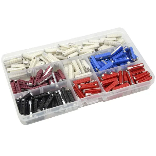 Miniatura 5 de WMYCONGCONG 200 fusibles de automóvil europeos para automóviles 5A, 8A, 16A, 25A, 40A, para autos clásicos, estilo antiguo, no de cerámica