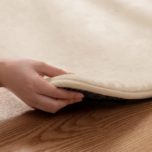 Miniatura 5 de Tapete de cama de bebé de 1.3 pulgadas de grosor para dormitorio, tapete básico de espuma acolchada suave de felpa de 28 x 72 pulgadas con acolchado