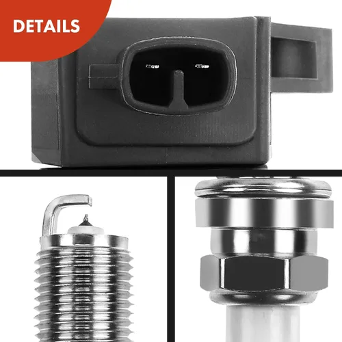 Miniatura 6 de A-Premium Juego de 4 paquetes de bobinas de encendido y bujías de iridio compatibles con Hyundai Accent 2006-2011 y Kia Rio Rio5 2006-2011, L4 1.4L