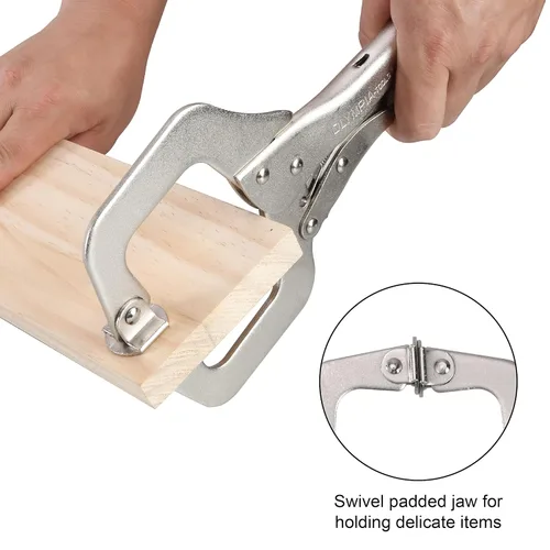 Miniatura 5 de Olympia Tools Abrazadera C de bloqueo de 11.0 in, plata (11-411)