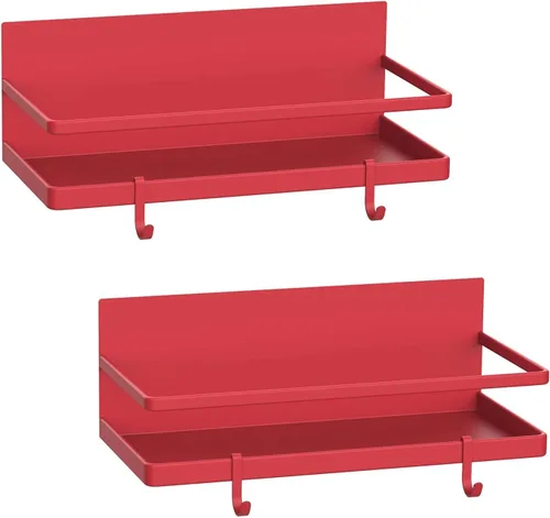 Miniatura 11 de Paquete de 4 estantes magnéticos para especias para refrigerador