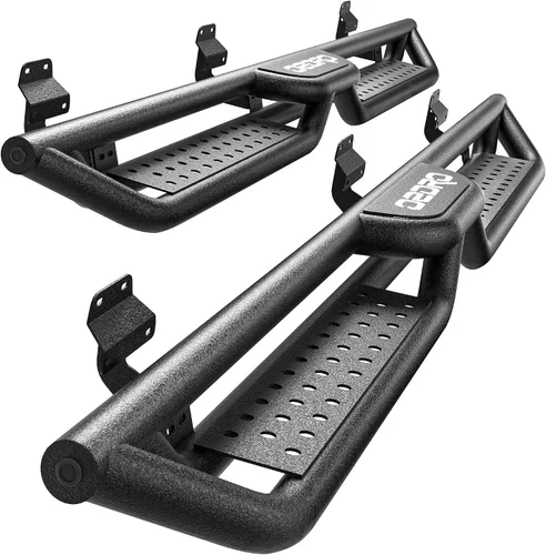 oEdRo - Estribos de 6 pulgadas compatibles con Ford F150 modelos 2015-2026, F250 F350 Super Duty Supercrew Cab modelos 2017-2024, barras de Nerf con