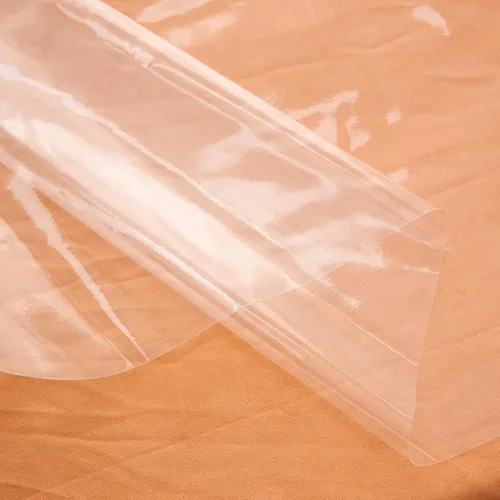 Miniatura 5 de Mantel protector de plástico transparente de 52x70 pulgadas, impermeable, a prueba de aceite, resistente a las manchas, lavable, cubierta de mesa