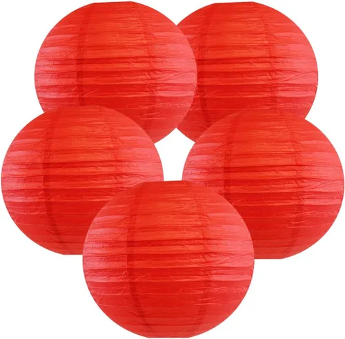 Miniatura 19 de Linterna de papel de dragón de nube de 8 pulgadas, lámpara de papel china japonesa (juego de 5, beige)